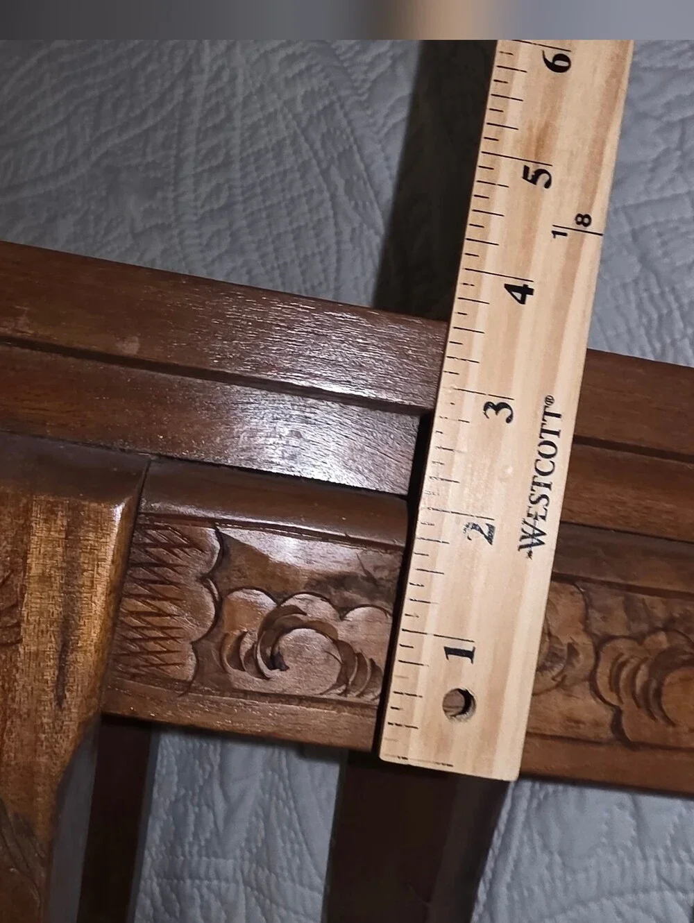 Vintage 1950s Mid Century Carved Wooden Chinese Claw Footed Table Stool